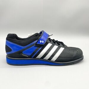 Adidas Mens 12 Powerlift Weightlifting Shoes Sneakers Black Trainer Gym G45630‎